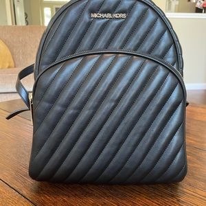 Michael Kors Quilted Leather Backpack